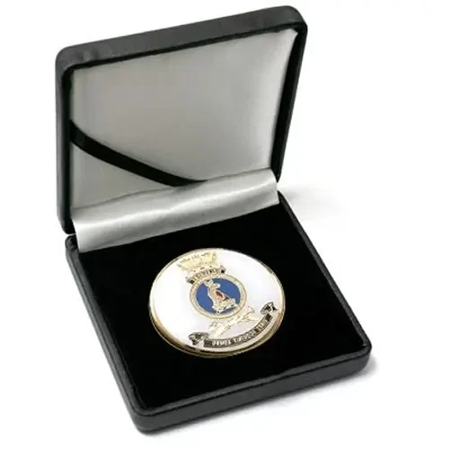 HMAS Melbourne Medallion In Case