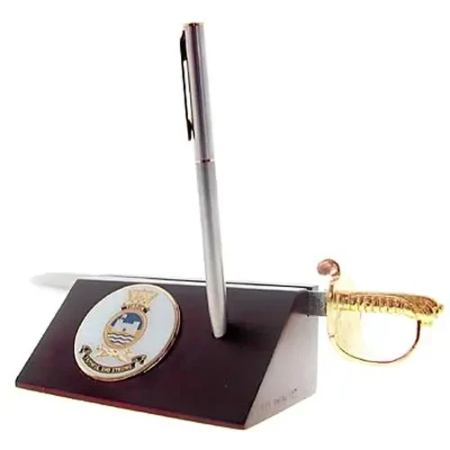 HMAS Tobruk Sword Desk Set