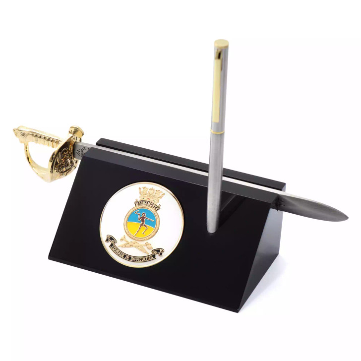HMAS Warramunga Sword Desk Set Image 0