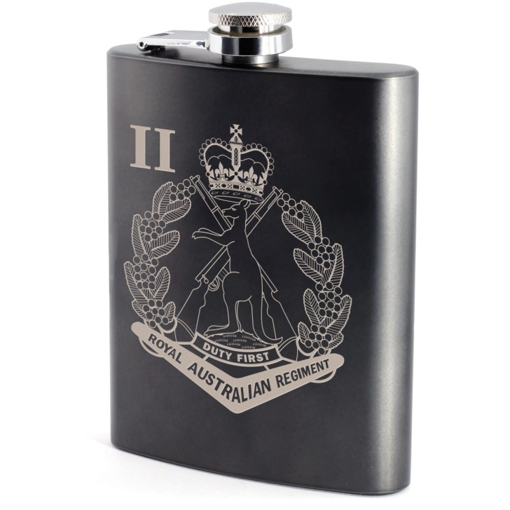 2nd Battalion Royal Australian Regiment (2 RAR) Hip Flask 2nd Battalion Royal Australian Regiment (2 RAR) Hip Flask 