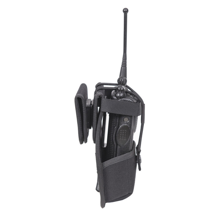 Frontline APX 6000 Radio Carrier Frontline APX 6000 Radio Carrier This Radio Case with a Swivel Back is designed to fit on your duty belt for easy access to your radio. A fixed loop stays on the belt for security with a fully rotating detachable belt clip and a soli