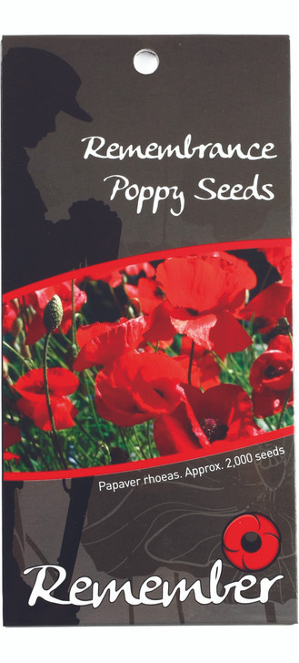 Poppy Recollections Seed Pack Poppy Recollections Seed Pack order now from the military specialists. A field of Flanders Poppies for every garden. Sow these hardy red poppy seeds and watch the poppies bloom. Remembrance and beauty