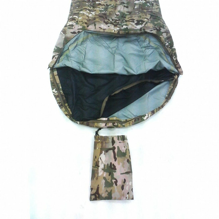 Waterproof Breathable Bivvy Bags- Multicam -Large Waterproof Breathable Bivvy Bags- Multicam -Large A great TAS bivvy bag, perfect for out in the field or on your next adventure. Providing lightweight emergency weather protection, the TAS Bivvy Bag is made from a 3 layers of breathable gammatex fabr