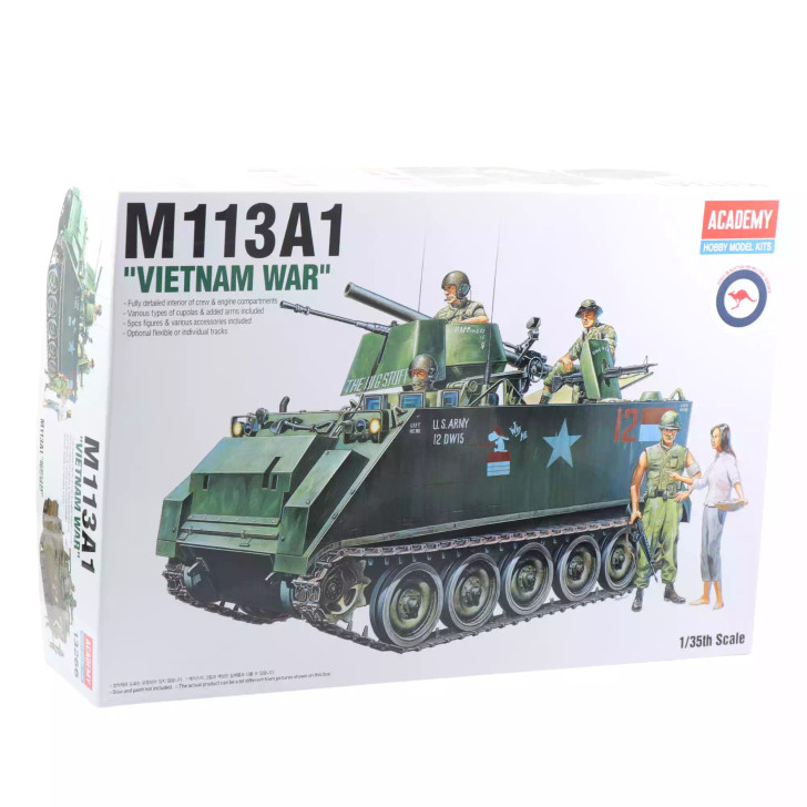 Academy 13266 1/35 M113A1 Vietnam Version Plastic Model Kit Academy 13266 1/35 M113A1 Vietnam Version Plastic Model Kit