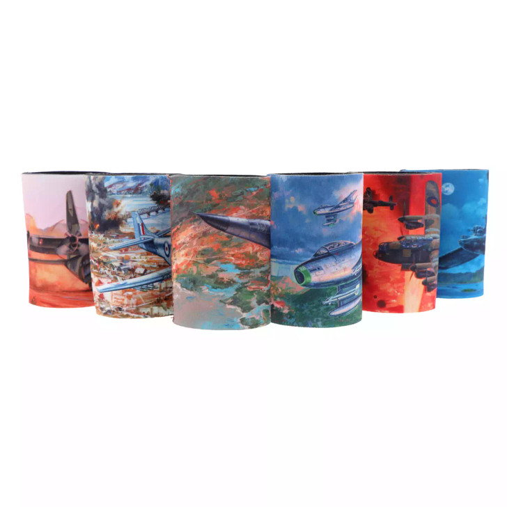 Iconic Aviation Ltd Edition Set of Six Drink Coolers  by Drew Harrison