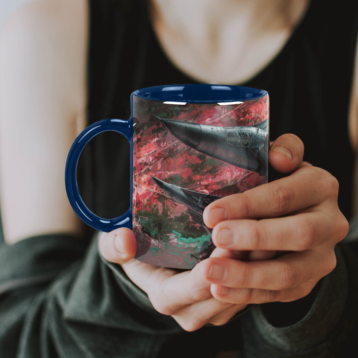 F-111 Limited Edition Coffee Mug by Drew Harrison The F-111 Limited Edition Coffee Mug featuring stunning artwork from Australian military aviation artist Drew Harrison. Limited to only 1000 worldwide. This limited edition coffee mug featuring Drew H