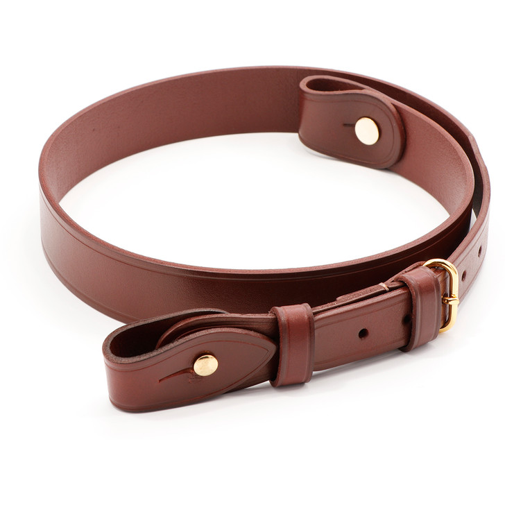 Sam Browne Shoulder Strap (Red Brown) Sam Browne Shoulder Strap (Red Brown) The Sam Browne Belt to be used with the leather scabbard and sword frog to carry your sword or to complete your sword collection, order now from the military specialists. Measurements: Each shoulder s