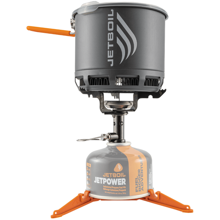 Jetboil Stash Jetboil Stash The all-new Jetboil Stash™ Cooking System is lightweight and compact, maximizing your pack space without sacrificing that iconic Jetboil performance. At 200 grams, the 0.8L Stash is 40% lighter than