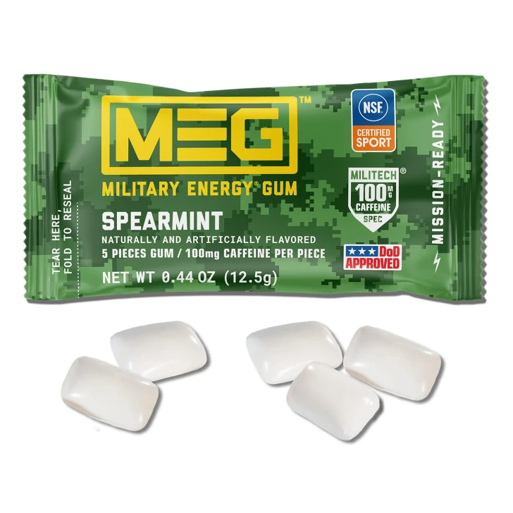 Military Energy Gum - Spearmint