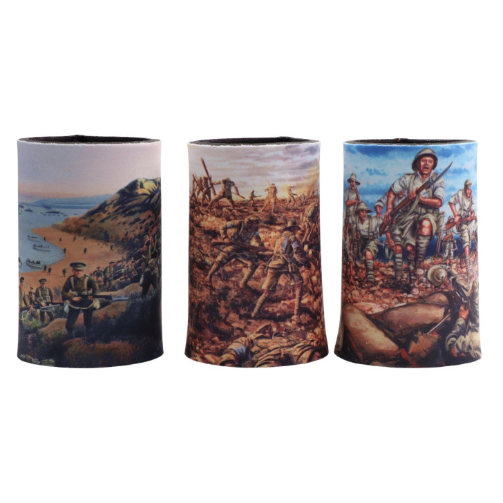 Gallipoli 1915 Set of 3 Ltd Edition Drink Coolers Image 0