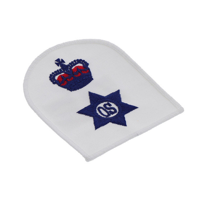 Steward Petty Officer Badge White Steward Petty Officer Badge White Order the Quality Steward Petty Officer Badge White now from the military specialists. Perfectly sized, this badge has embroidered details ready for wear. Order now. Specifications: Material: Embroide