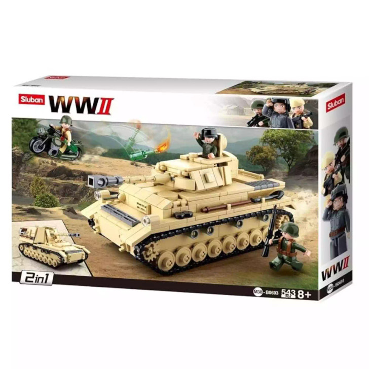 WW2 Tank Panzer Iv 543 Pcs WW2 Tank Panzer Iv 543 Pcs