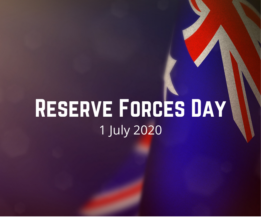 TO OUR RESERVE FORCES – AUSTRALIA SAYS THANK YOU