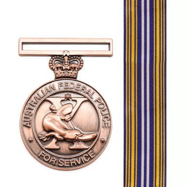 AFP Service Medal - Magnetic, Unmounted Medals, Medal Frame, Full Size ...