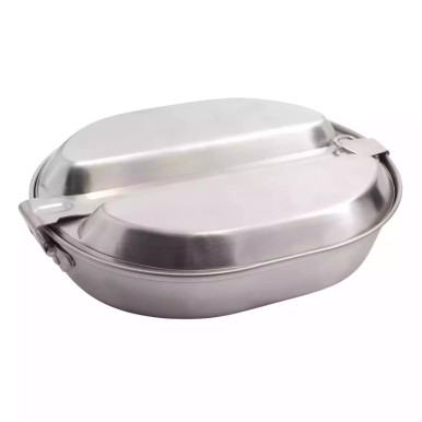 Gs Mess Kit G.I.Mess Kit Stainless Steel - Military Shop