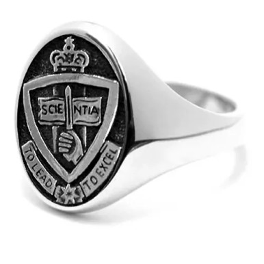 ADFA Sterling Silver Ring A - Air Force Shop