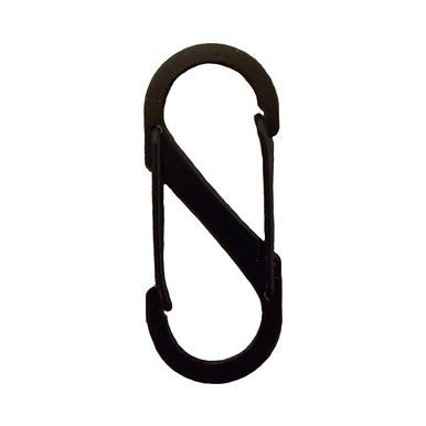 TAS - Figure 8 Carabiner 40x16mm Black - Military Shop