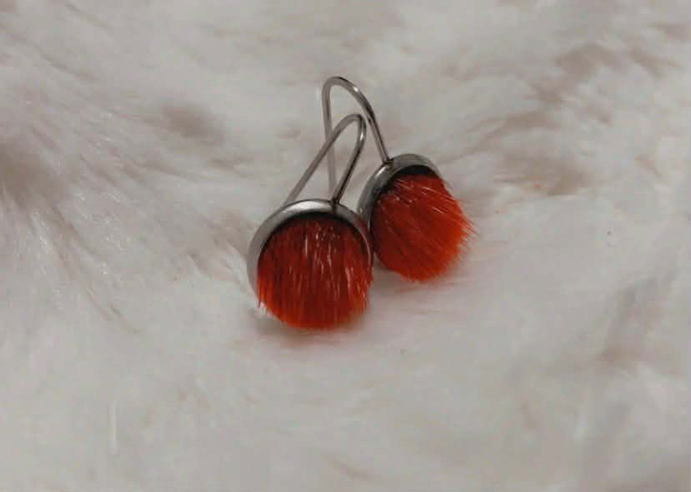 Inuk Mini Fur Earrings