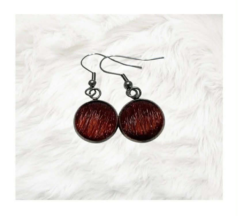 Mini Fur Earrings