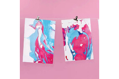 MARBLING PAINT 12 Colours Craft Kit B'town Kids
