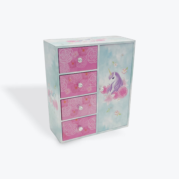 Unicorn Wardrobe Jewellery Box B'town Kids