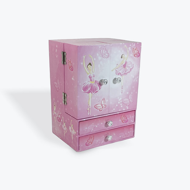 Musical Ballet/Butterfly Wardrobe Jewellery Box B'town Kids