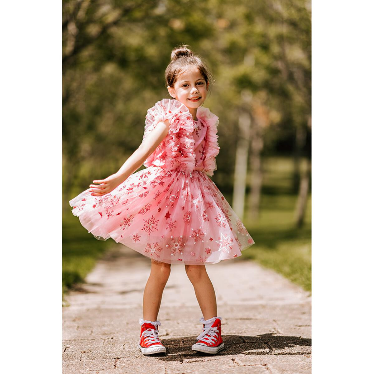 snowflake party dress Magical Costumes sequin-embellished Snowflake Dress | Blue