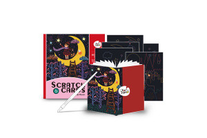 SCRATCH CARDS SET-FULL MOON SCRATCH CARDS SET-FULL MOON
