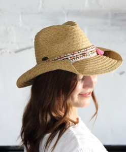 Paris Cowboy Shell & Tassel Hat
