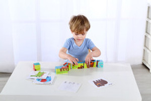 Animal Block Puzzle with Picture Card Animal Block Puzzle with Picture Card