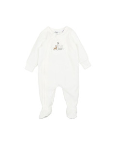 Bebe Llama Velour Zip Onsie