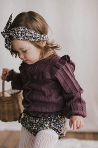 Thea Cardigan Wild Plum Thea Cardigan Wild Plum