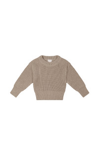 Leon Knitted Jumper Lait Marle Leon Knitted Jumper Lait Marle