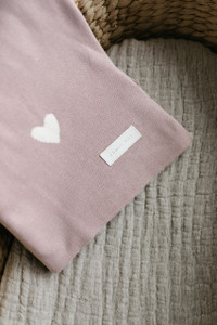 All My Heart Blanket - Powder Pink All My Heart Blanket - Powder Pink