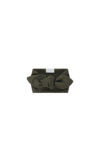 Organic Cotton Modal Elastane Headband Olive