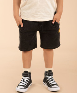 Vintage Black Track Shorts