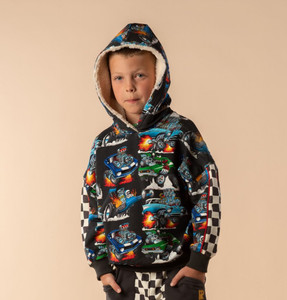 Hot Rod Sherpa Lined Hood Sweatshirt