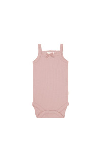 Organic Cotton Modal Singlet Bodysuit - Doll Organic Cotton Modal Singlet Bodysuit - Doll