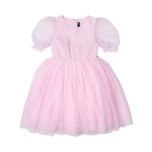Pink Polka Dot Party Dress Pink Polka Dot Party Dress
