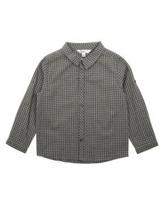 Austin Check Shirt - Green Oat Brown Austin Check Shirt - Green Oat Brown