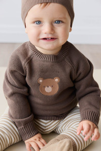 Ethan Jumper - Brownie Bobbie Bear