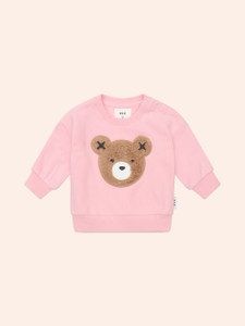 BLUSH FURRY HUXBEAR SWEATSHIRT BLUSH FURRY HUXBEAR SWEATSHIRT
