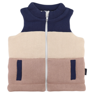 Padded Vest - Chestnut