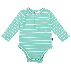 Striped Bodysuit - Green Striped Bodysuit - Green
