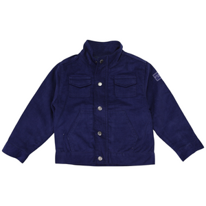 Sherpa Lined Cord Jacket - Navy