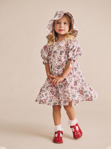 Strawberry Garden Tiered Smock Dress Strawberry Garden Tiered Smock Dress