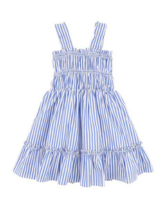 SUMMER VACAY BLUE STRIPE DRESS SUMMER VACAY BLUE STRIPE DRESS