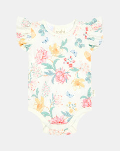 Short Sleeve Onesie - Waratah Dawn Short Sleeve Onesie - Waratah Dawn