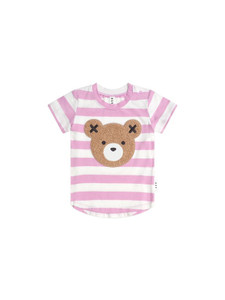 Furry Huxbear Tee Magenta Stripe Furry Huxbear Tee Magenta Stripe