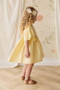 Organic Cotton Muslin Phillipa Dress - Sunshine Organic Cotton Muslin Phillipa Dress - Sunshine